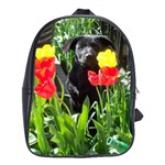 Black GSD Pup School Bag (Large)
