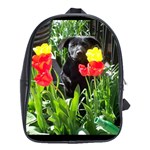 Black GSD Pup School Bag (XL)