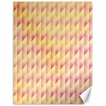 Geometric Pink & Yellow  Canvas 12  x 16  (Unframed)