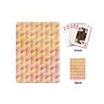 Geometric Pink & Yellow  Playing Cards (Mini)
