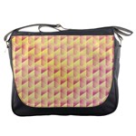 Geometric Pink & Yellow  Messenger Bag