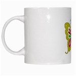Color Butterfly  White Coffee Mug