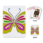 Color Butterfly  Playing Cards Single Design