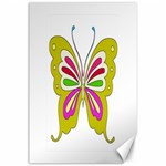 Color Butterfly  Canvas 24  x 36  (Unframed)