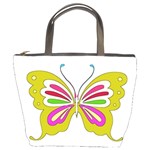 Color Butterfly  Bucket Handbag