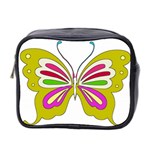 Color Butterfly  Mini Travel Toiletry Bag (Two Sides)