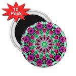 Flower Garden 2.25  Button Magnet (10 pack)