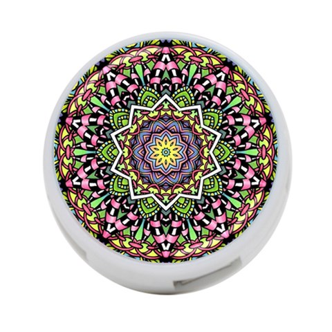 Psychedelic Leaves Mandala 4 Front