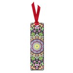 Psychedelic Leaves Mandala Small Bookmark