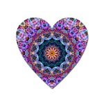 Purple Lotus Magnet (Heart)