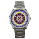 Rainbow Glass Sport Metal Watch