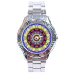Rainbow Glass Stainless Steel Watch