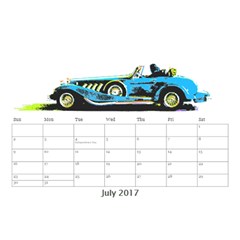 Cars Desktop Calendar 8.5  x 6  from UrbanLoad.com Jul 2017