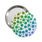 Rainbow Bubbles Design 2.25  Handbag Mirror