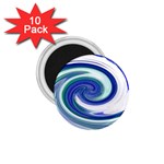 Abstract Waves 1.75  Button Magnet (10 pack)