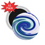 Abstract Waves 2.25  Button Magnet (10 pack)