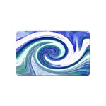 Abstract Waves Magnet (Name Card)