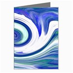Abstract Waves Greeting Card