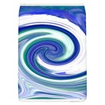 Abstract Waves Removable Flap Cover (Large)
