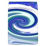 Abstract Waves Removable Flap Cover (Small)
