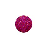 Polka Dot Sparkley Jewels 1 1  Mini Button Magnet