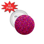 Polka Dot Sparkley Jewels 1 1.75  Button (10 pack)