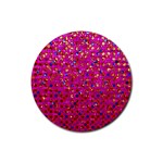Polka Dot Sparkley Jewels 1 Drink Coasters 4 Pack (Round)