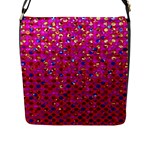 Polka Dot Sparkley Jewels 1 Flap Closure Messenger Bag (Large)
