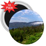 Newfoundland 3  Button Magnet (10 pack)