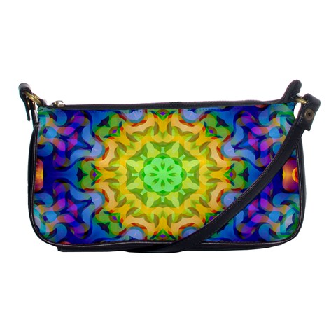 Psychedelic Abstract Evening Bag from UrbanLoad.com Front