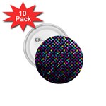 Polka Dot Sparkley Jewels 2 1.75  Button (10 pack)