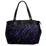 Polka Dot Sparkley Jewels 2 Oversize Office Handbag (One Side)