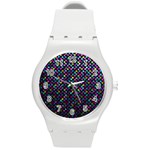 Polka Dot Sparkley Jewels 2 Plastic Sport Watch (Medium)