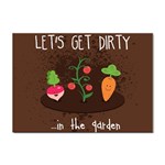  Let s Get Dirty...in the garden  Summer Fun  A4 Sticker 100 Pack