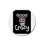 crazy Drink Coasters 4 Pack (Round)