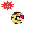 Fighting The Fog 1  Mini Button Magnet (100 pack)