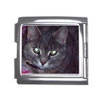 Cat With Glowing Eyes Mega Link Italian Charm (18mm)