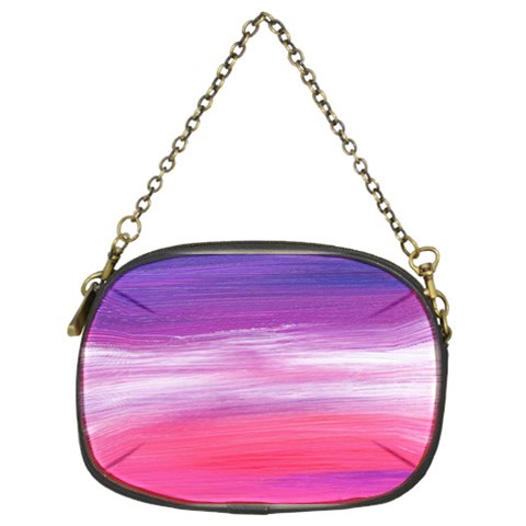 Abstract In Pink & Purple Chain Purse (Two Sided)  from UrbanLoad.com Back