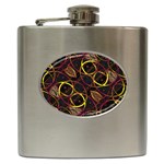 Luxury Futuristic Ornament Hip Flask