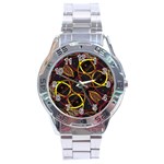 Luxury Futuristic Ornament Stainless Steel Watch
