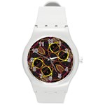 Luxury Futuristic Ornament Plastic Sport Watch (Medium)