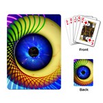 Eerie Psychedelic Eye Playing Cards Single Design