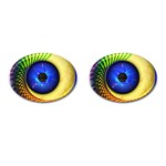 Eerie Psychedelic Eye Cufflinks (Oval)