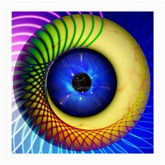 Eerie Psychedelic Eye Glasses Cloth (Medium, Two Sided) from UrbanLoad.com Front