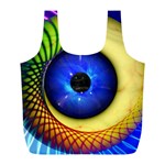 Eerie Psychedelic Eye Reusable Bag (L)