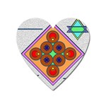 Sacred Mosaic Magnet (Heart)