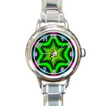 Space  n Time Round Italian Charm Watch