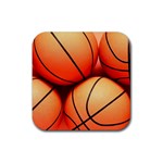 Basketball Rubber Coaster (Square)