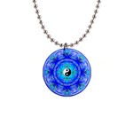 YinYang 1  Button Necklace