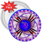 Hopi 3  Button (10 pack)